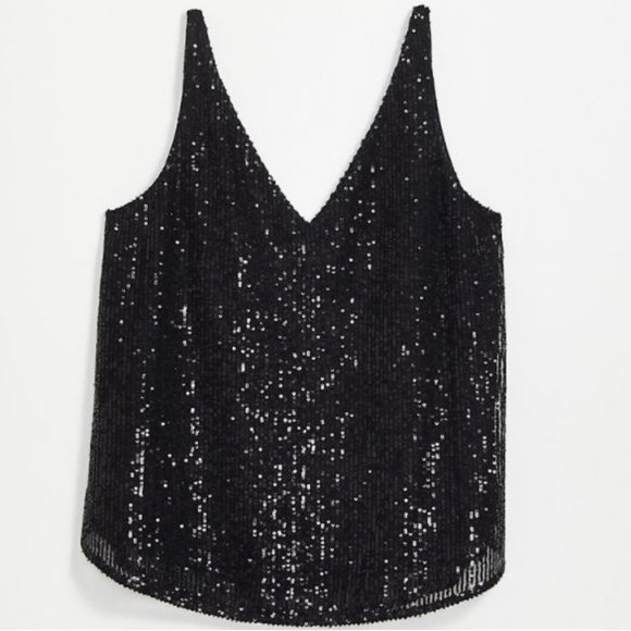 LOFT Tops - NWT‎ LOFT Women's Sparkle Sequin Swingy Tank Shell